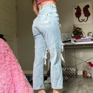 american eagle highest rise 90’s boyfriend jean